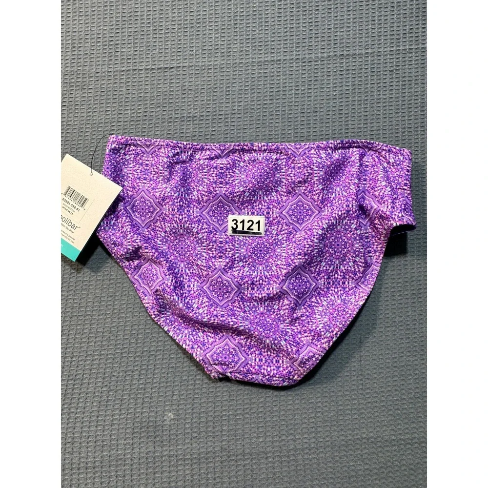 Coolibar Swim Bottom Womens XS Purple Mosaic UPF 50+ 03301-596-51